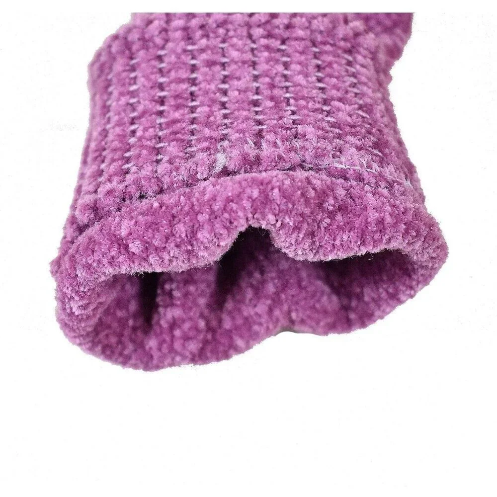 Women's Lavender Winter Warm Eco-friendly Chenille Touchscreen Texting Gloves